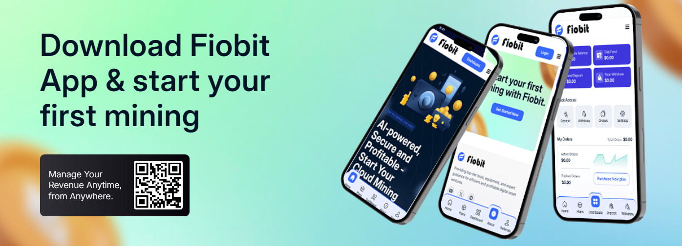 FioBit — AI-Powered Multi-Coin Cloud Mining, Designed for Mobile Profitability