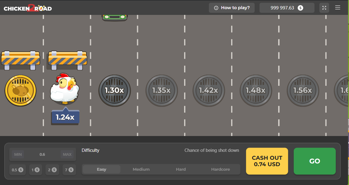 Playing Chicken Road 2 on Bitstrike
