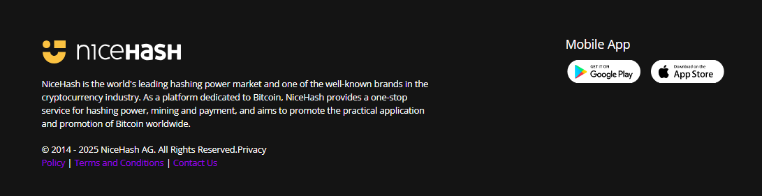 NiceHash Mobile — Global Marketplace for Buying and Selling Hashrate