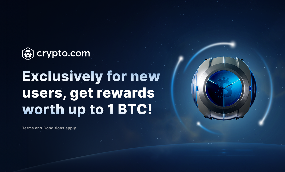 Crypto.com: 1 BTC + $50 Free Sign-up Bonus