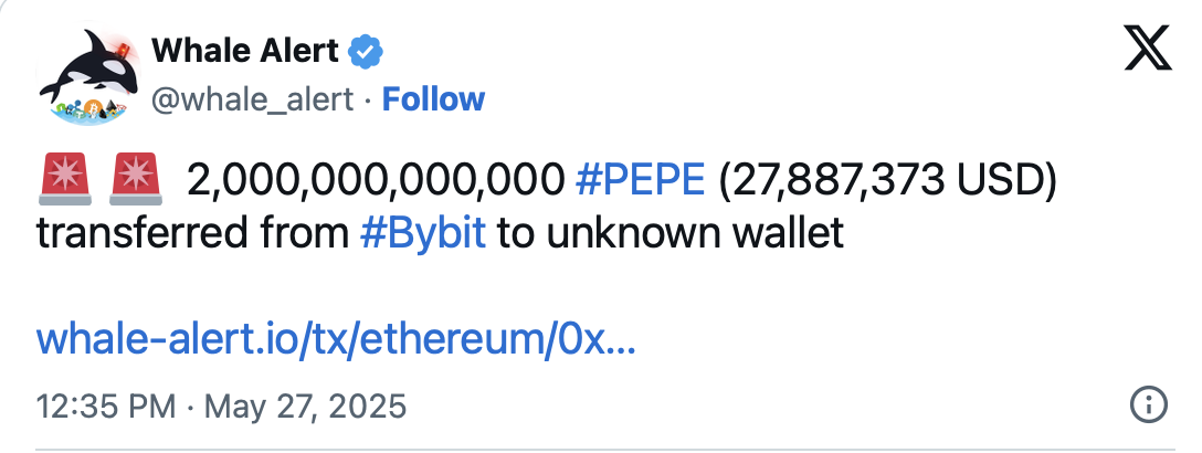 On-Chain Metrics of PEPE