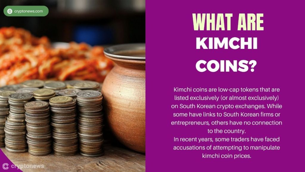 A box that answers the question: What Are Kimchi Coins?