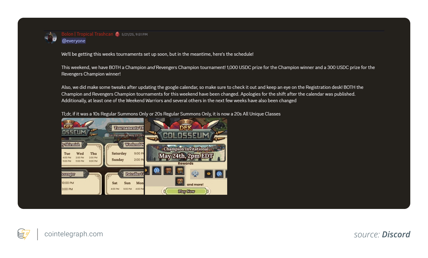 Discord Server example