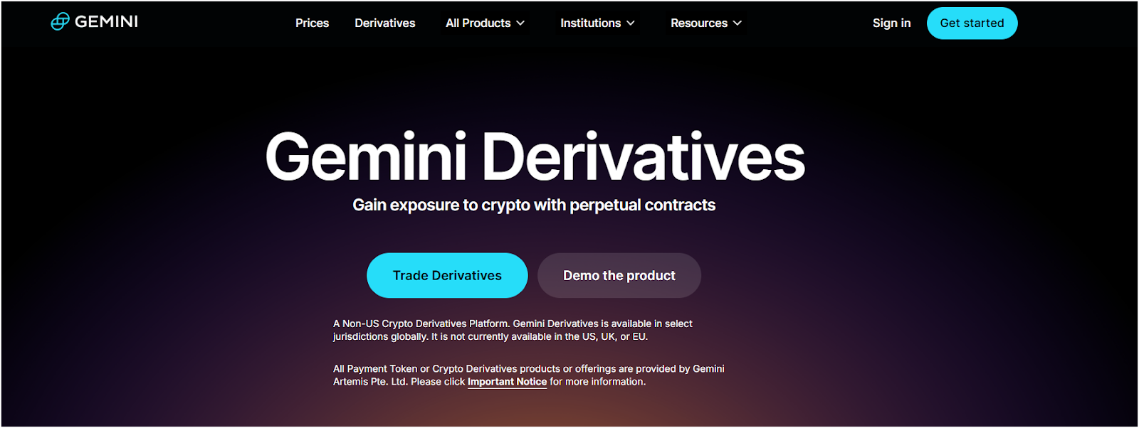 Gemini Derivatives
