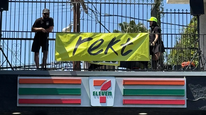 Rekt Drinks 7-Eleven - LA Store Takeover