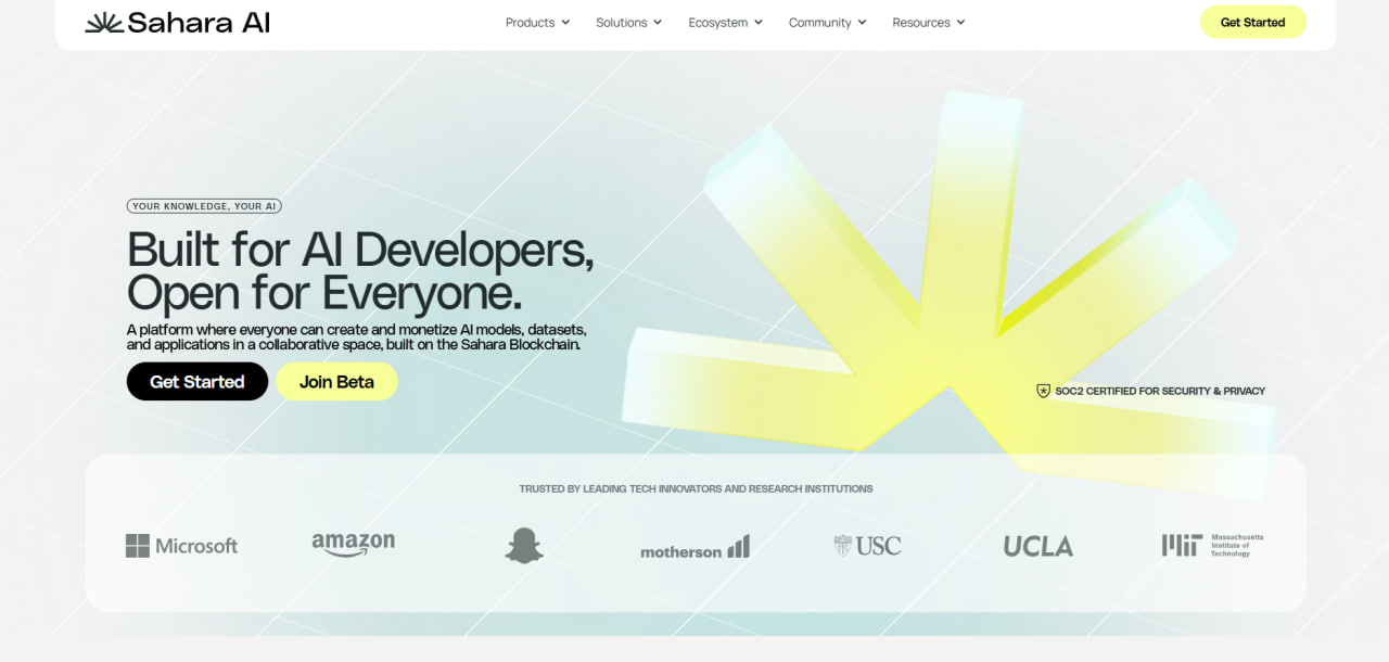 Sahara AI: Decentralizing Intelligence with Fair Economics