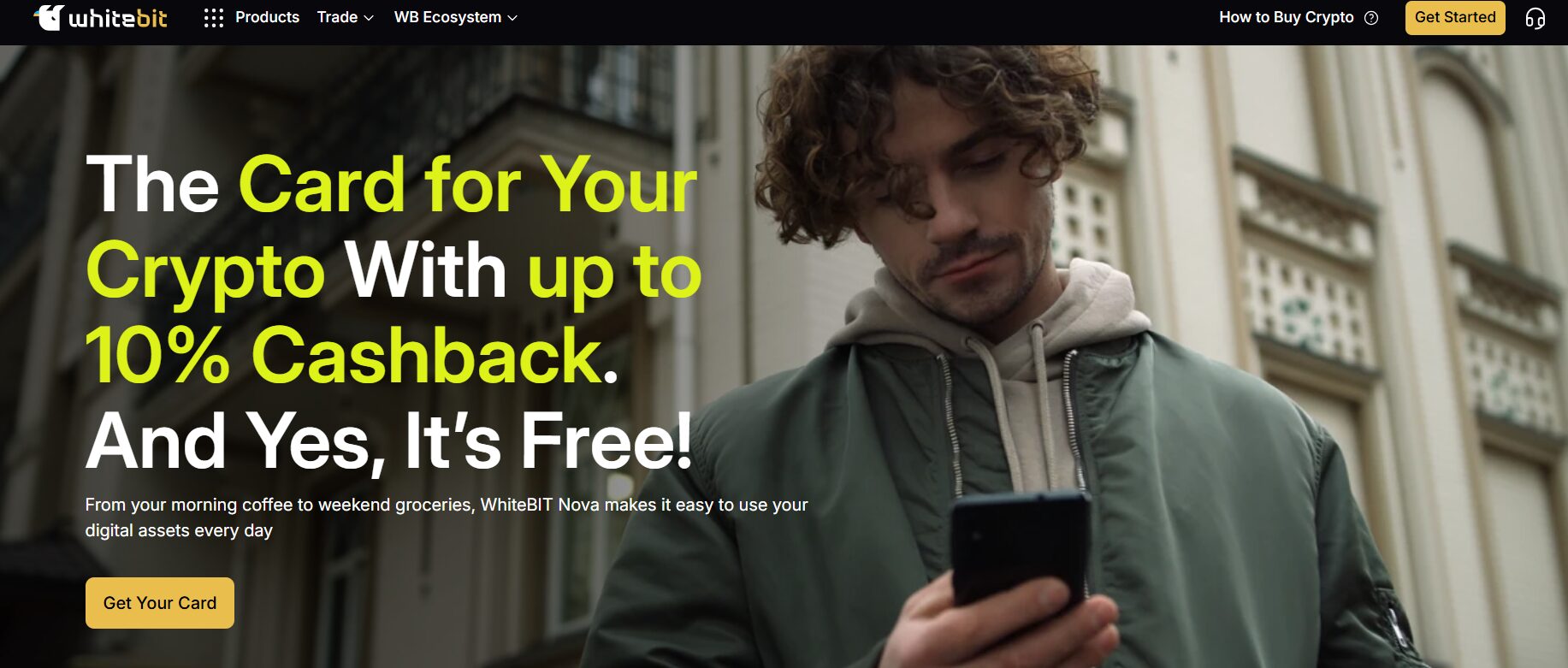 WhiteBIT Nova Crypto Card for Crypto Payments