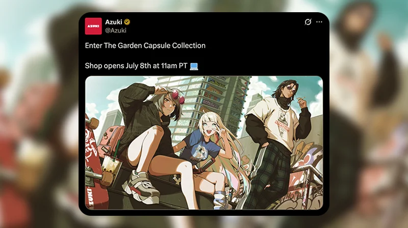 Azuki Merch - Enter The Garden Capsule Collection