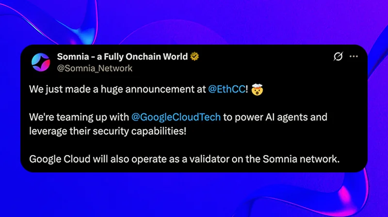 Google Cloud Somnia - Announcement