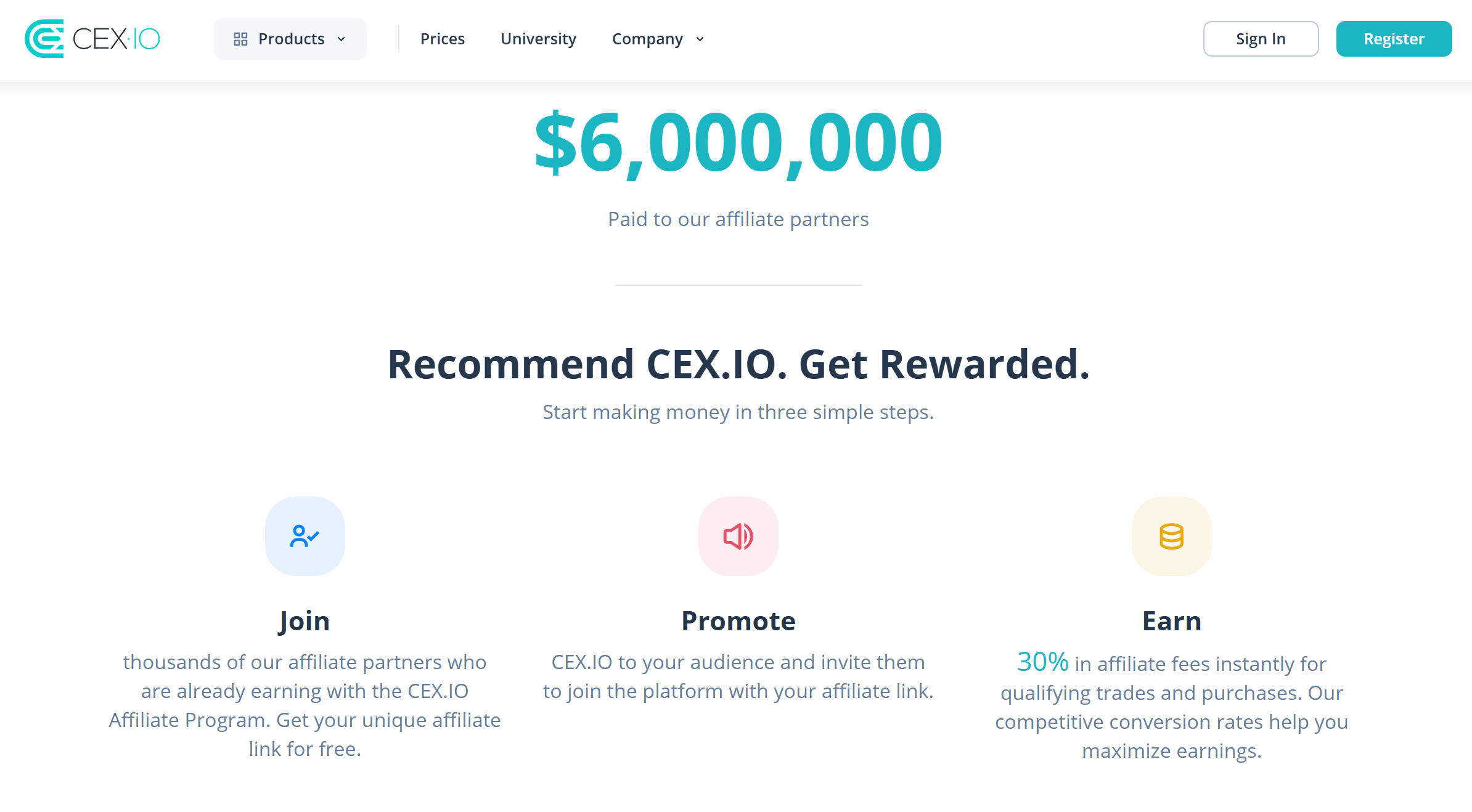 CEX.IO Affiliate Programs