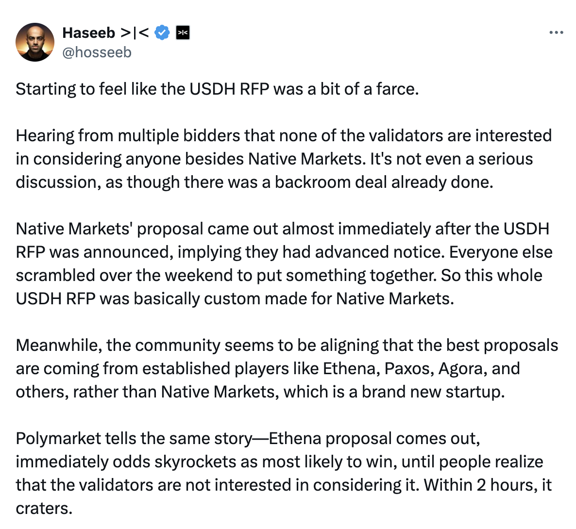 Derivatives, Stablecoin, Governance Token, Staking