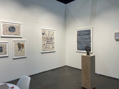 Jamal Cyrus at Inman Gallery, Untitled Art, Houston, 2025.