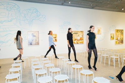 Ashlyn’s S/S 2026 runway show, held at ICP during New York Fashion Week on Friday, September 12, 2025, took place concurrently with Sheida Soleimani’s Panjereh exhibition.