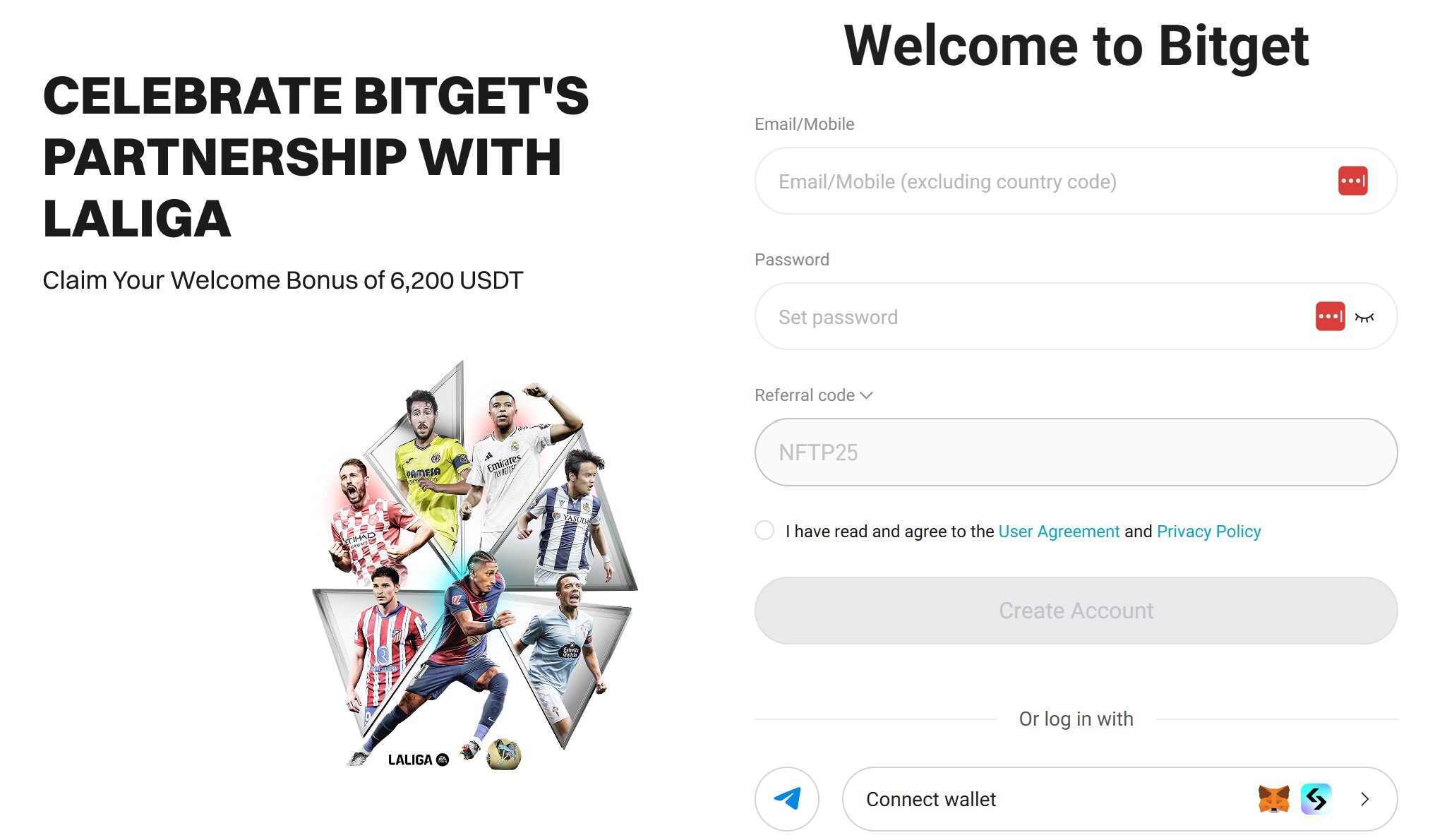 Create a Bitget Account