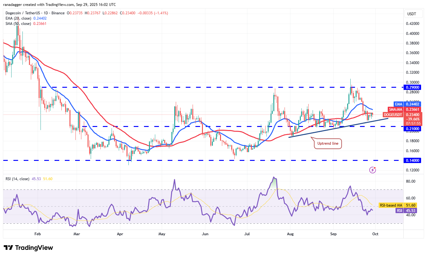 Dogecoin, Cryptocurrencies, Dollar, Bitcoin Price, XRP, Markets, Cryptocurrency Exchange, Cardano, Price Analysis, Binance Coin, Market Analysis, CoinShares, Ether Price, Solana, S&P 500
