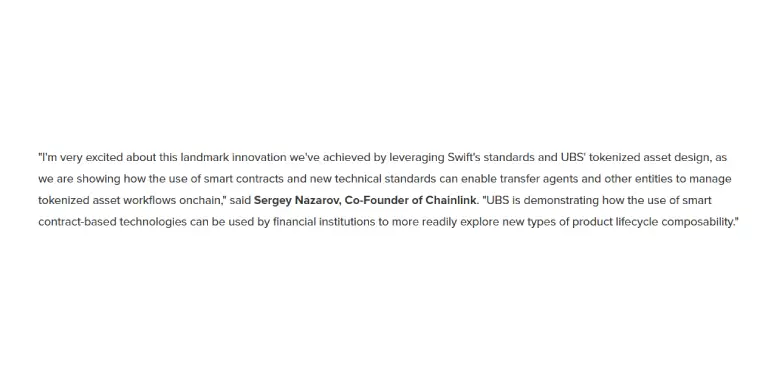 Sergey Nazarov, Co-founder of Chainlink comments on the developments