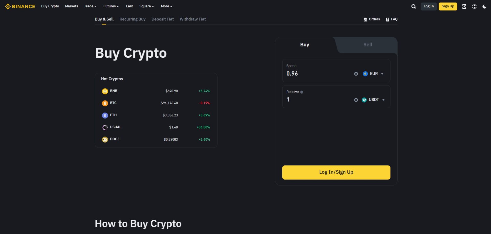 binance-exchange-website