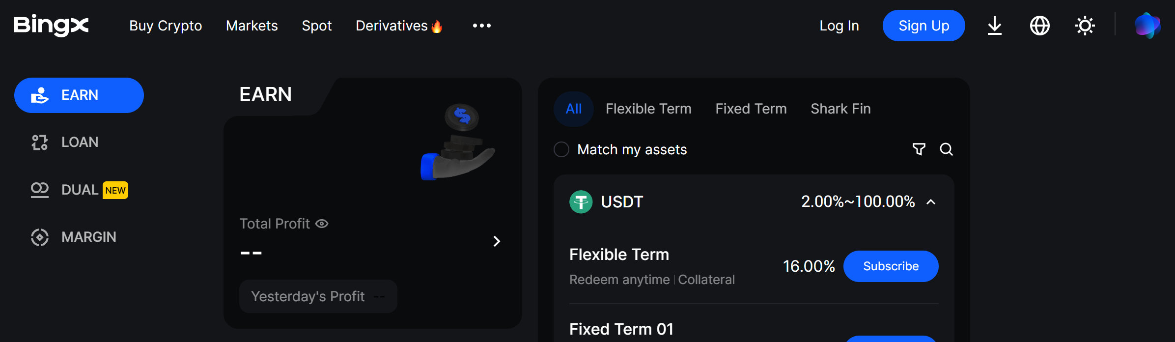 BingX wealth