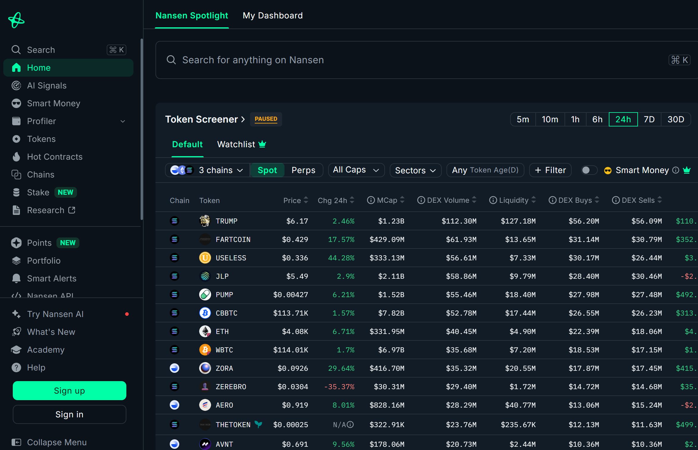 Explore the Nansen App