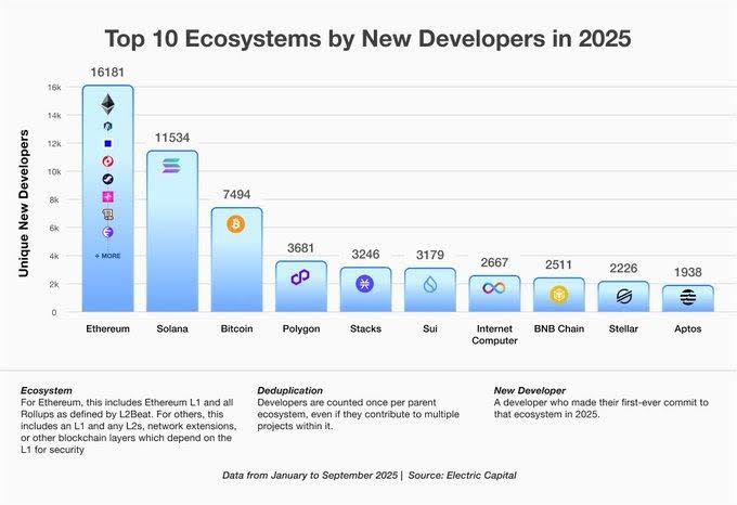 top-ecosystem-by-developers