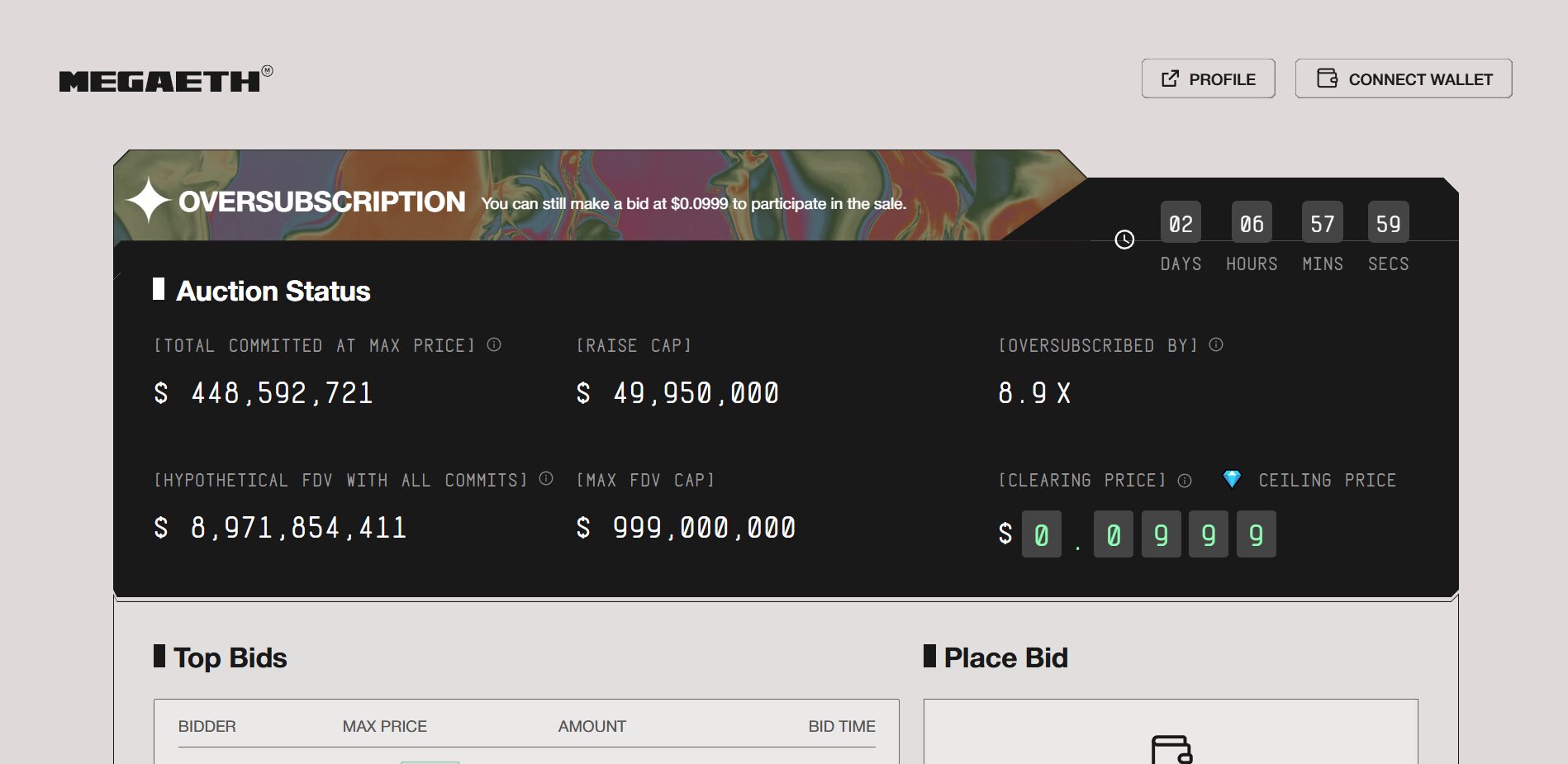 Token Sale and Valuation