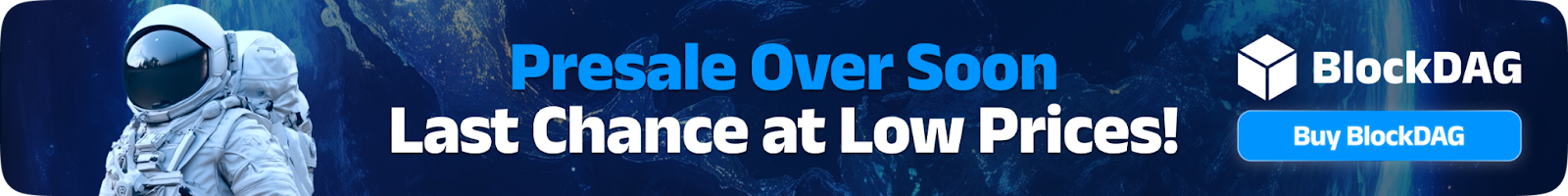 Presale Over Soon Last Chance at Low Prices