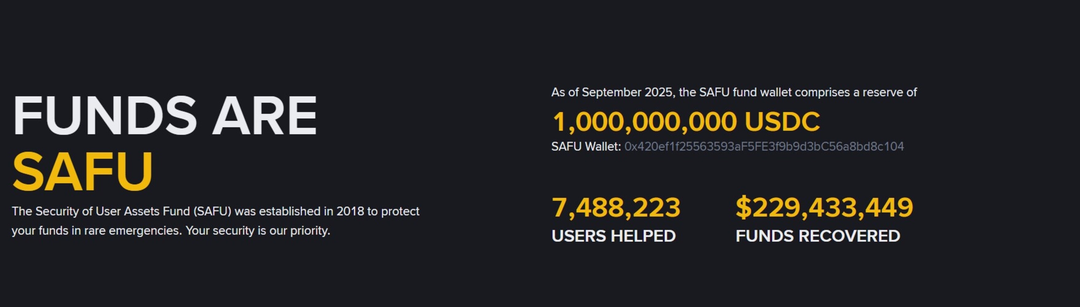 Binance Secure Asset Fund (SAFU)