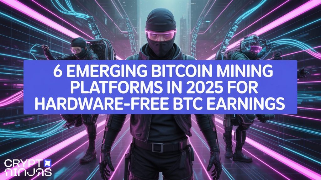 6 Emerging Bitcoin Mining Platforms in 2025 for Hardware-Free BTC Earnings