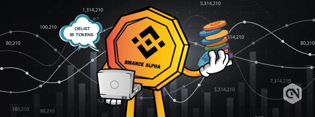Binance Alpha Delist 18 Tokens, Trading Open via Web3