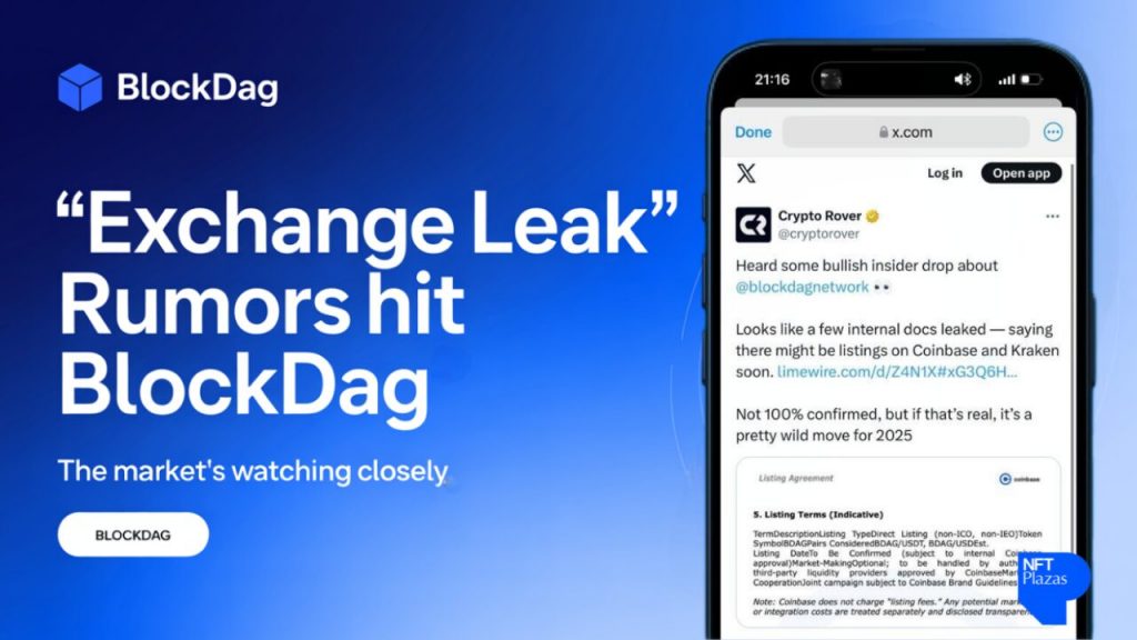 BlockDAG’s Leaked Coinbase–Kraken Listings Shake Up The Market