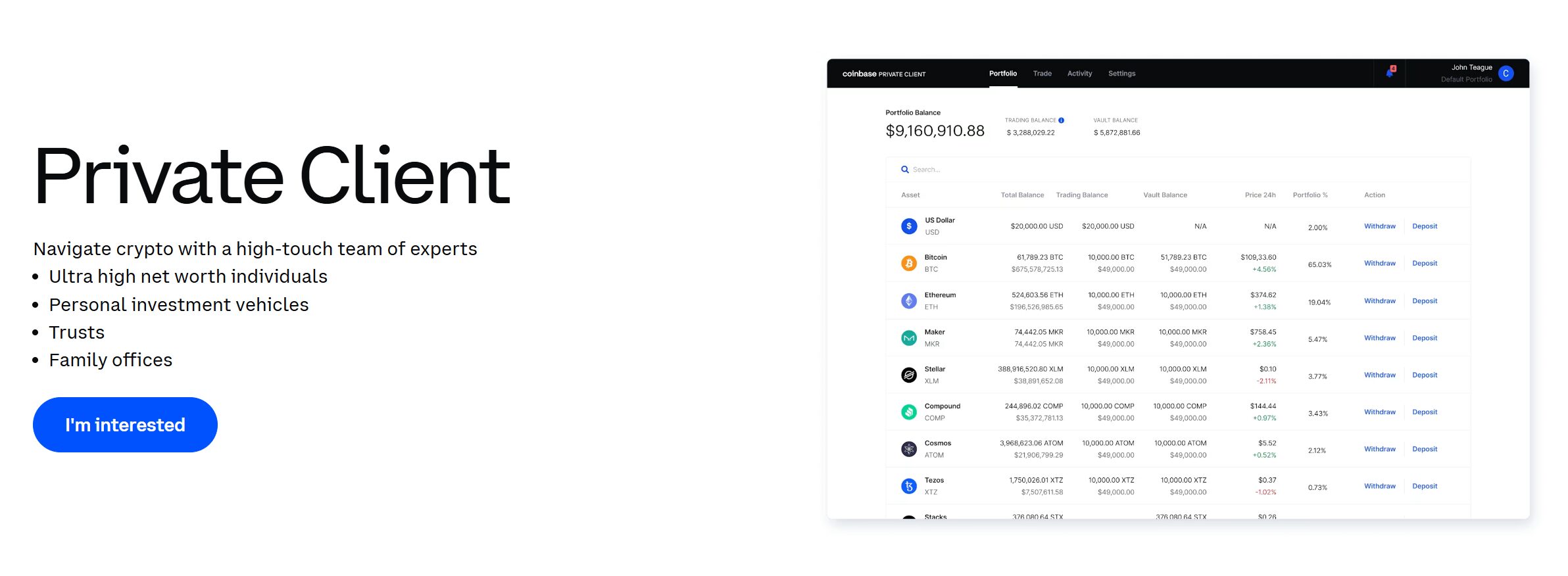 Coinbase Private Client