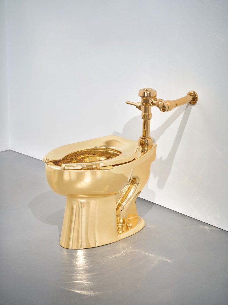 Sotheby’s to Sell Maurizio Cattelan’s Golden Toilet in New York