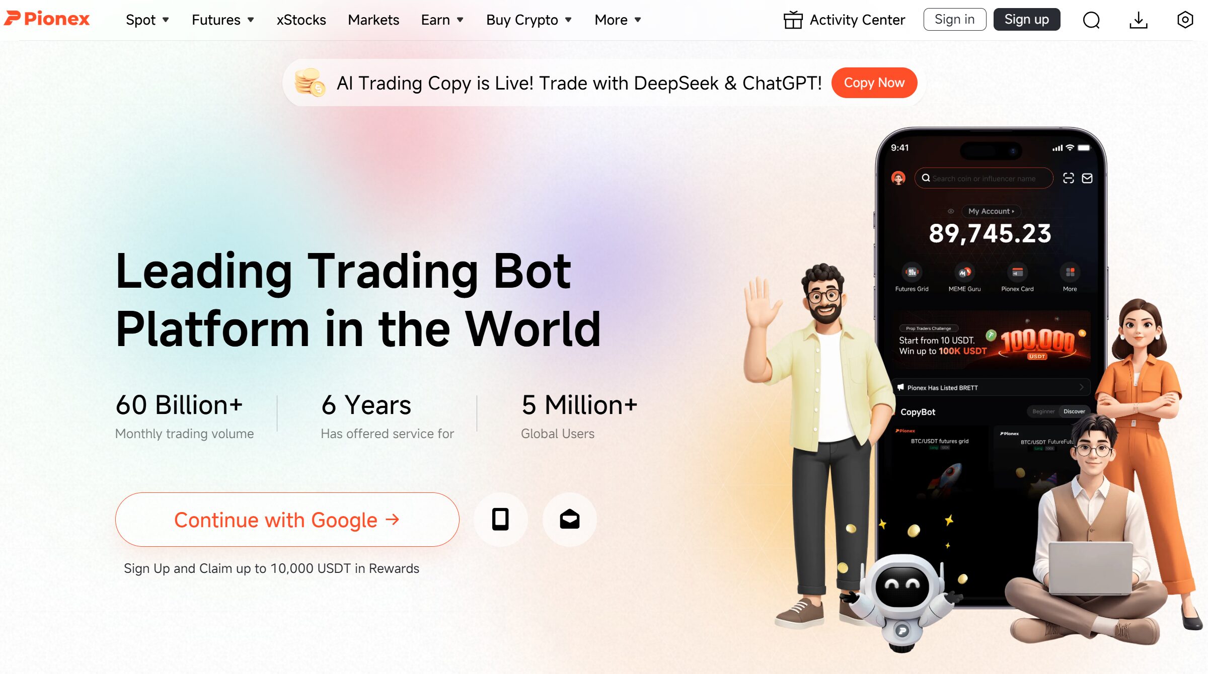 Pionex - Best for Risk-Free Traders