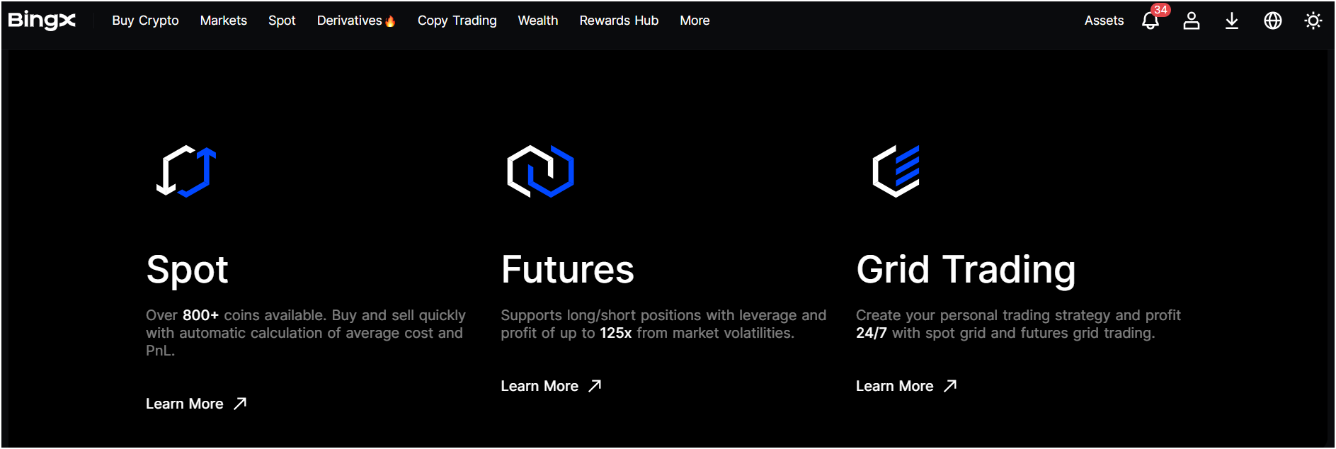 bingx-homepage bingx-homepage