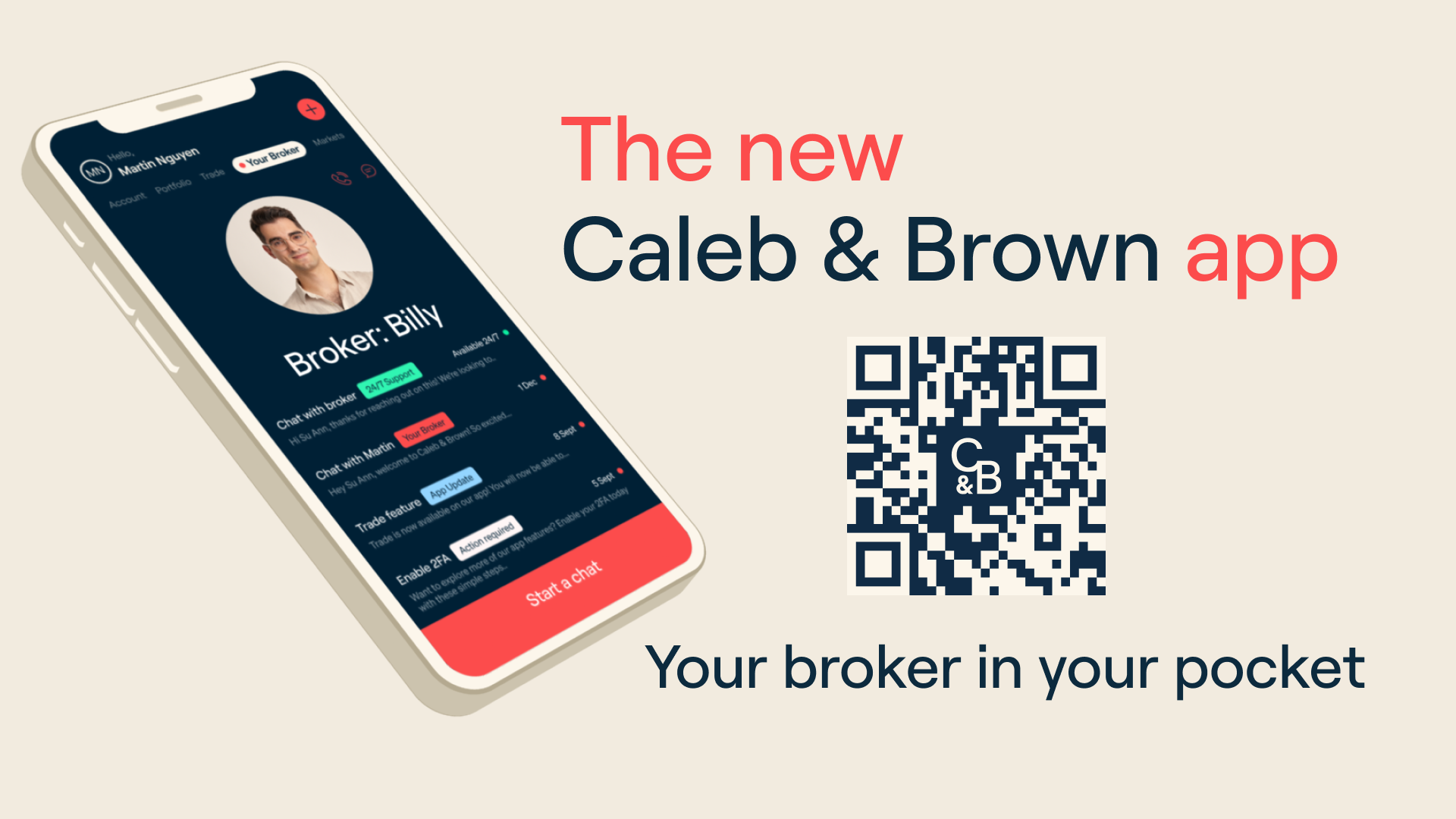 The Caleb & Brown iOS App