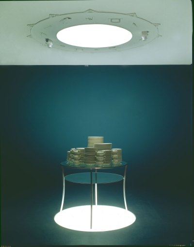 Installation view of Barbara Bloom: The Tip of the Iceberg, 1991, Jay Gorney Modern Art, New York. Courtesy of Jay Gorney Modern Art.
Barbara Bloom
The Tip of the Iceberg
September 13 - October 12, 1991
Jay Gorney Modern Art
100 Greene Street, New York