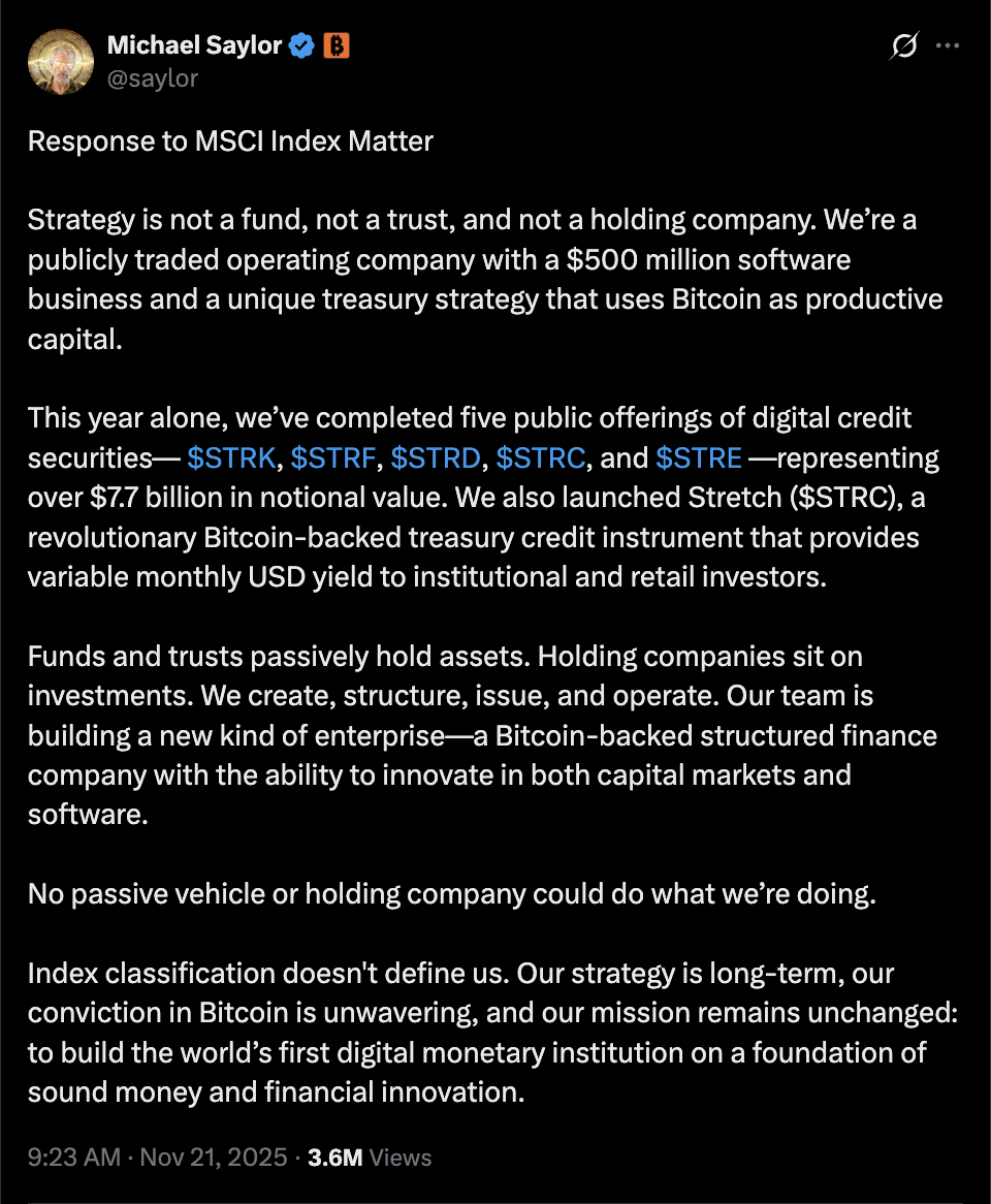 Banks, MicroStrategy, Companies