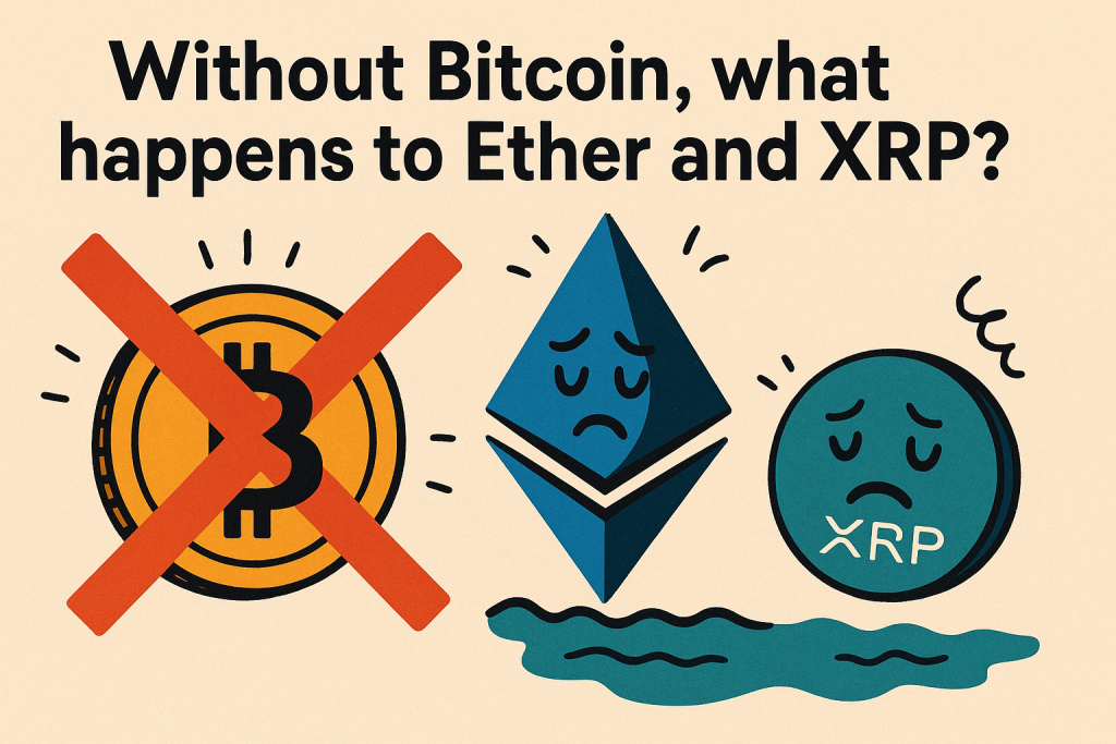 Without Bitcoin, what happens to Ether and XRP?