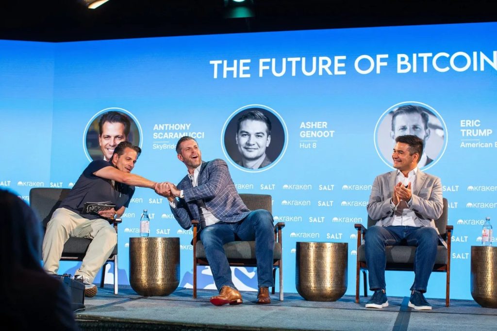 Scaramucci Family Pours $100M Into Trump Sons’ Bitcoin Mining Firm