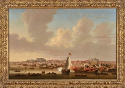Thomas Wijck (1616–77), A View of the Thames at Westminster on the Lord Mayor’s Day, early 1660s