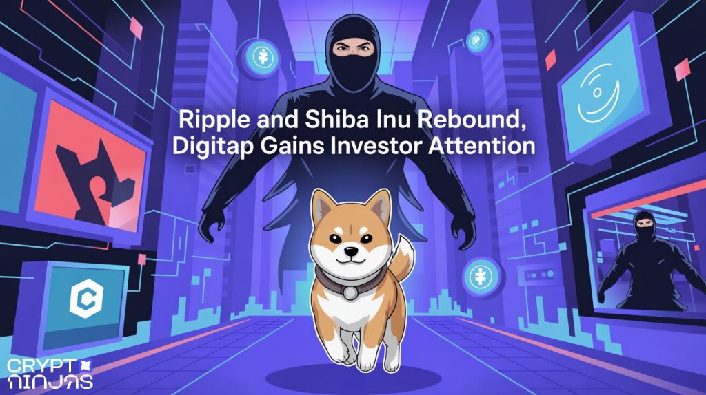 Ripple and Shiba Inu Rebound, Digitap Gains Investor Attention