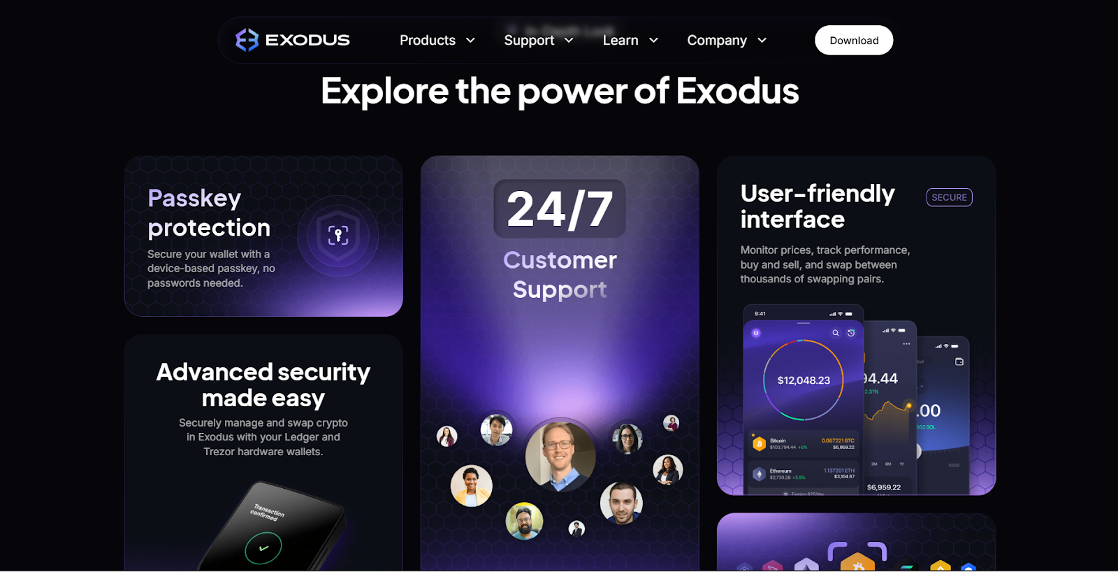 Exodus - Top Overall Crypto Wallet