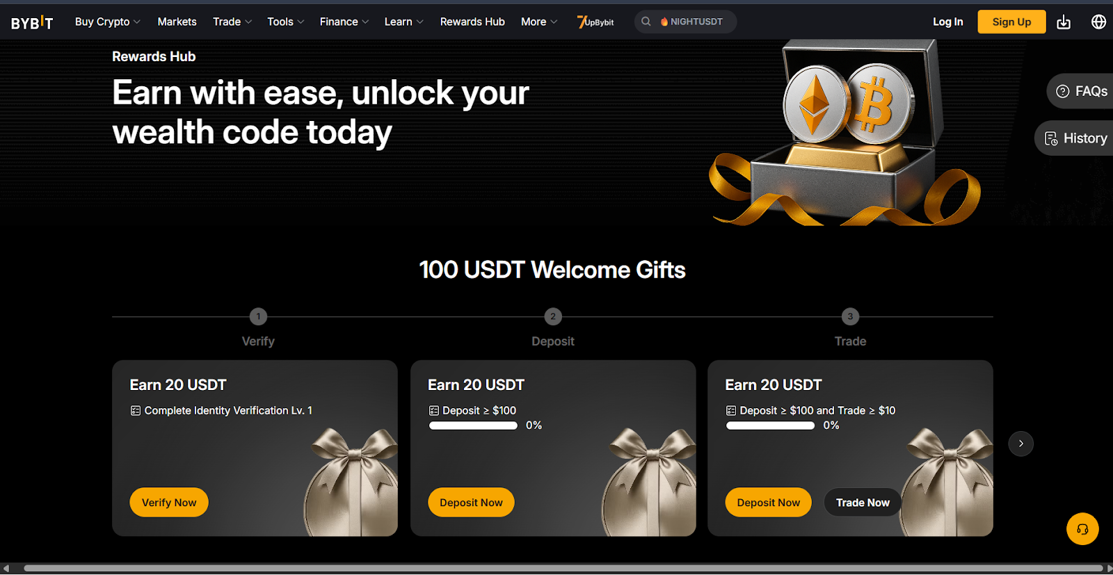 Bybit: Up to $30,100 in Crypto Welcome Bonuses