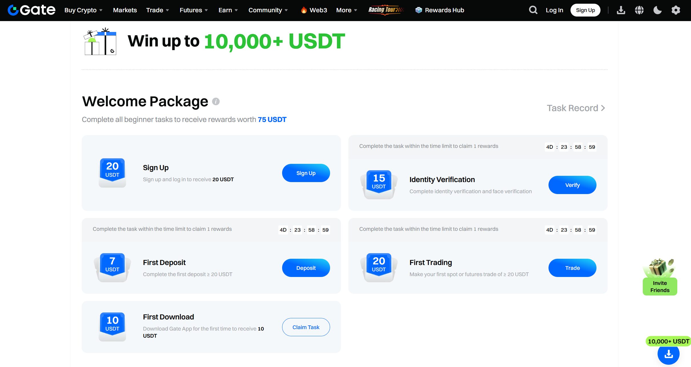 Gate.io: Up to $10,000 in Crypto Promotions