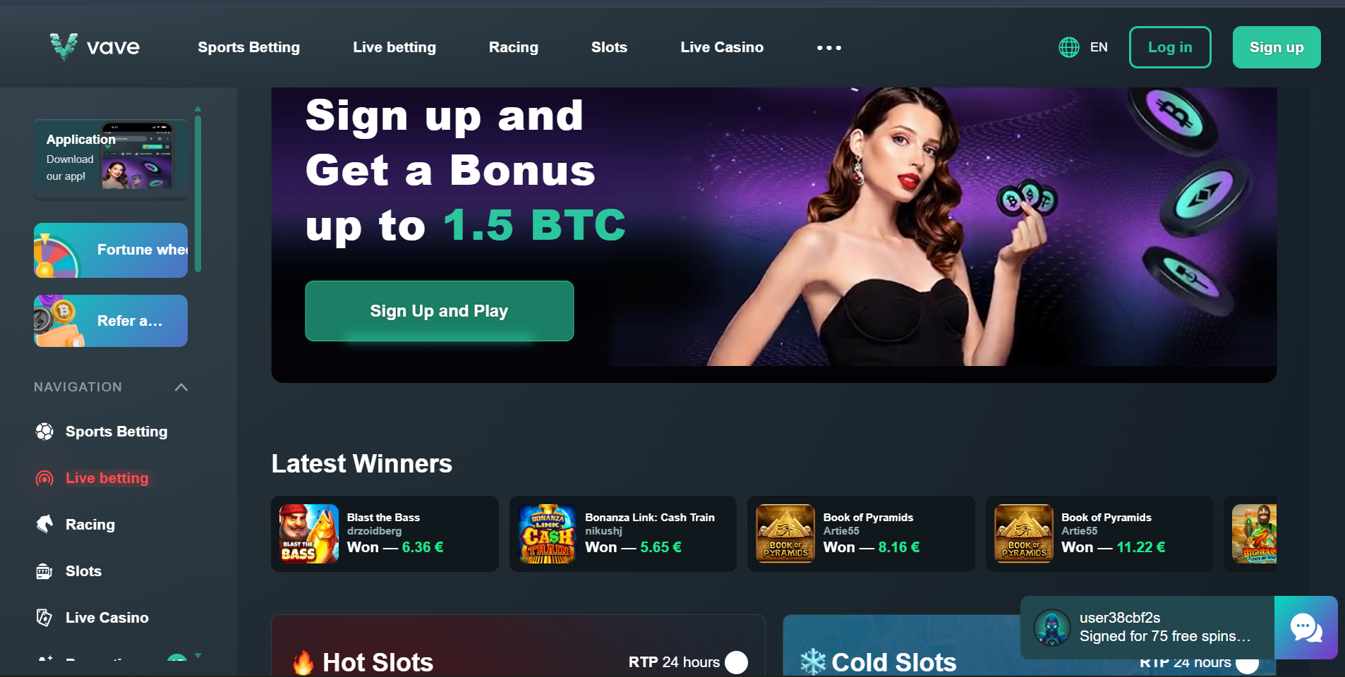 Vave - Best for Cashback Offers