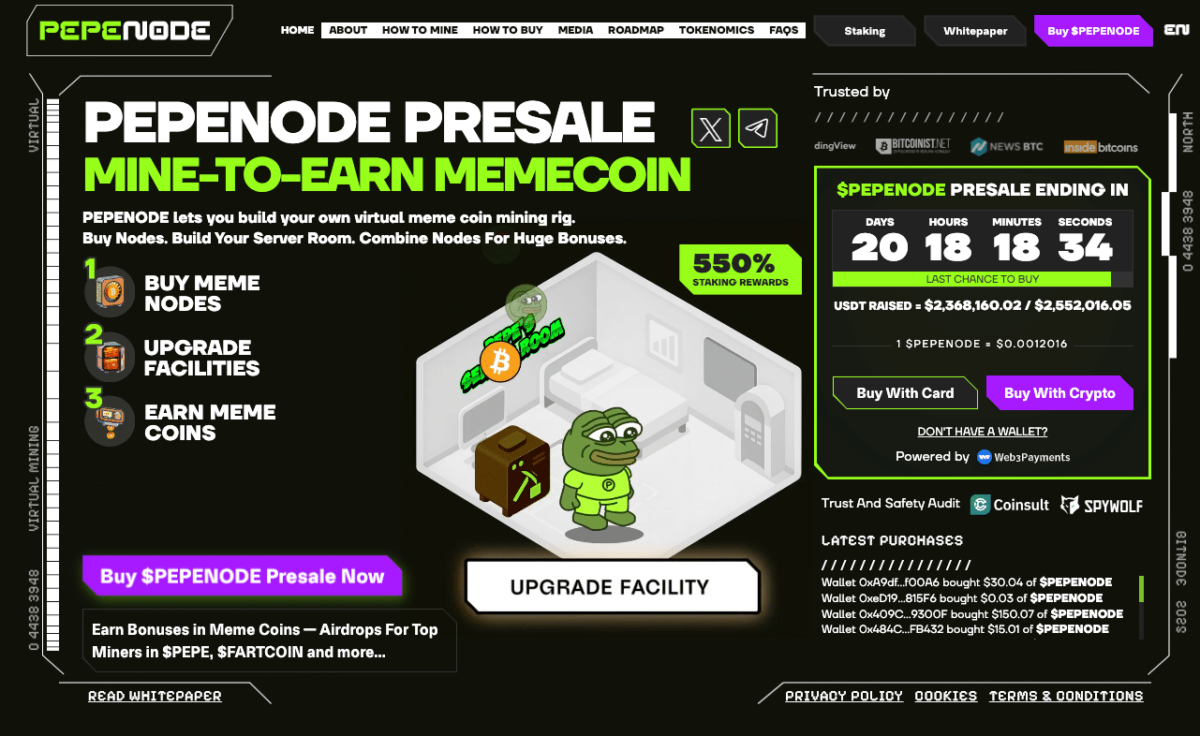 Pepe Node Presale