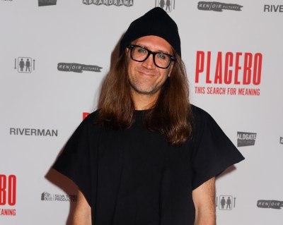 LONDON, UNITED KINGDOM - 2024/10/03: Stuart Semple attends the Placebo: This Search For Meaning Premiere at Vue in Leicester Square, London. (Photo by Cat Morley/SOPA Images/LightRocket via Getty Images)