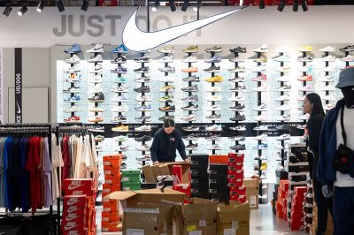 A shop selling sneakers.