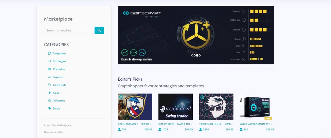 cryptohopper-marketplace