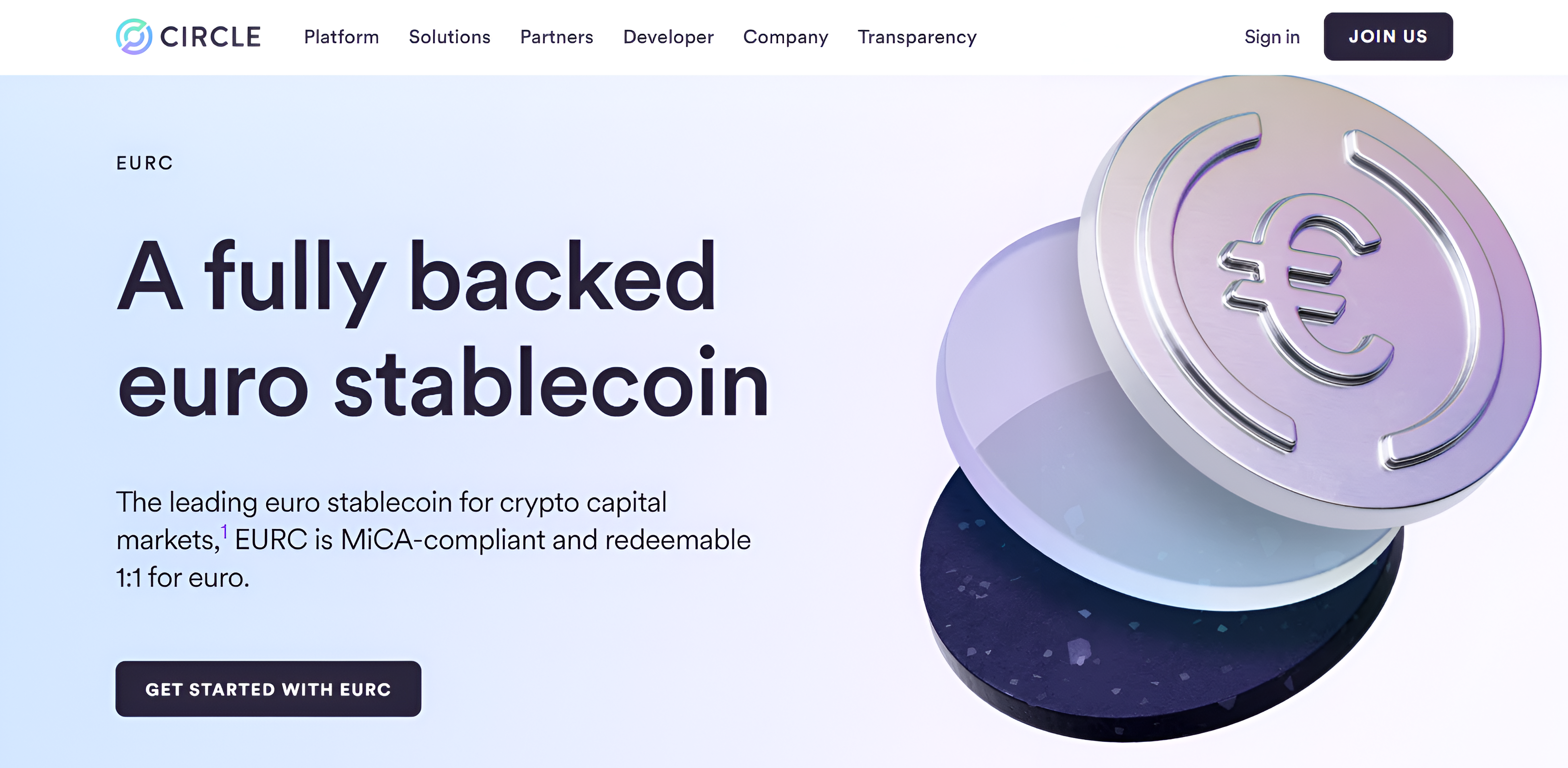 Popular Stablecoins: EURC